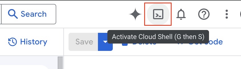 Activate Cloud Shell