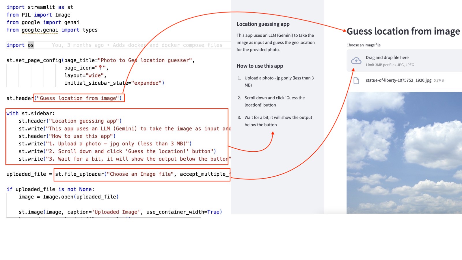 Code of the Streamlit App part 01